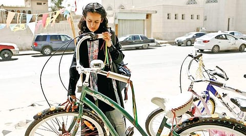 A still from the film, Wadjda