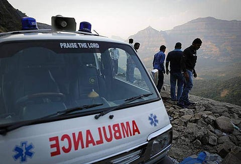 The site of accident in Uttar Pradesh. (ANI)