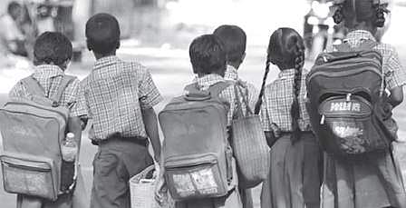 School students.