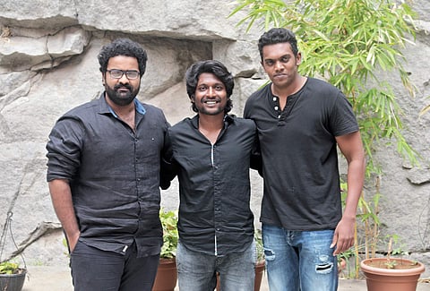 (From left) Kaala Bhairava, Suhas and Sandeep