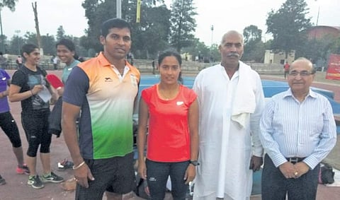 (left to right) Kashinath Naik, Annu Rani and Amar