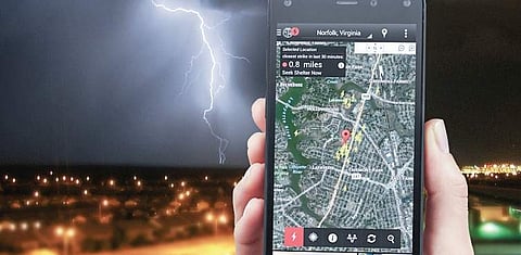 Tech glitches ground ISRO lightning alert mobile app