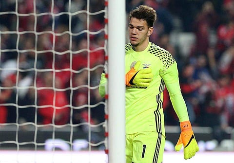 Ederson only became Benfica's first-choice goalkeeper last season and helped the club to a league and Portuguese Cup double. (File | AP)