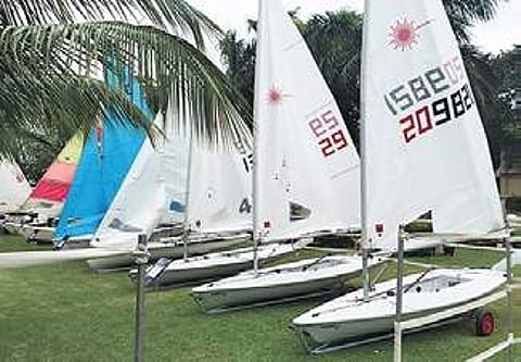 Boats at the venue
