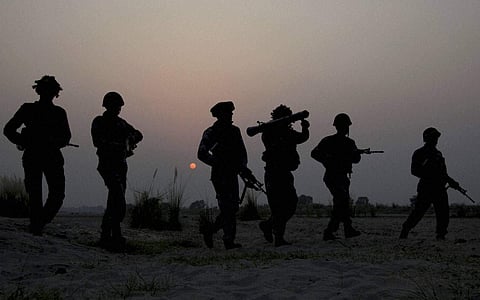 File Photo of Indian Army Soldiers. | AP