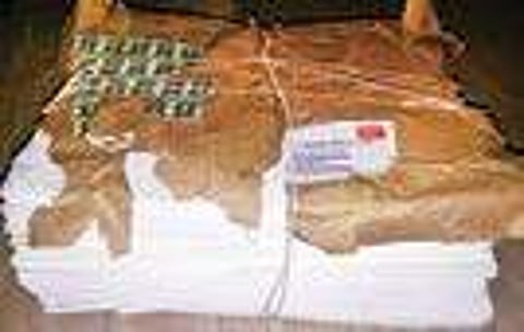 The bunch of sheets sent to M Kasimayan as the response of RTI | Express Photo Service