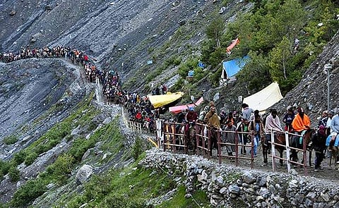 This year's yatra will be eight days shorter than last year's and will conclude on Shravan Purnima on August 7. (File | PTI)