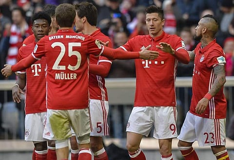 Bayern Munich players | AFP