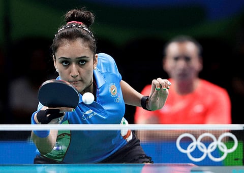 Indian paddler Manika Batra | AP