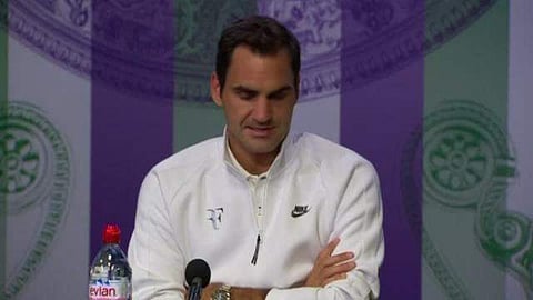 Swiss tennis star Roger Federer