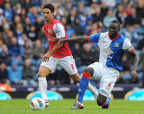 Christopher Samba (R) was a free agent after leaving Greek club Panathinaikos in January. (File | AFP)