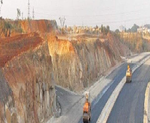 The eight-lane Peripheral Ring Road was proposed to decongest traffic in the city