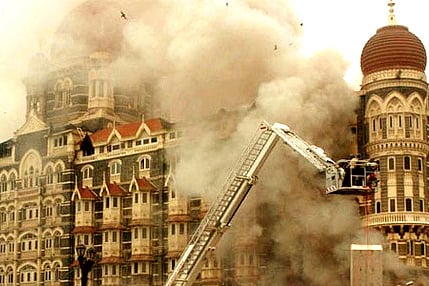 The Taj in Mumbai under attack during the 2008 terror strike. (File | PTI)