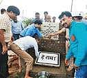 Gandhi samadhi being shifted from submergence zone of backwaters of Sardar Sarovar Dam in MP | Express