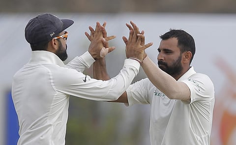 Before a knee injury sidelined him, Mohammed Shami was Virat Kohli's go-to bowler in the longer format. (AP)