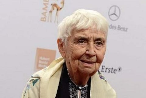 German nun and member of the Society of Daughters of the Heart of Mary, Ruth Pfau, arrives for the Bambi awardings in Duesseldorf, western Germany, in 2012. (File Photo | AFP)