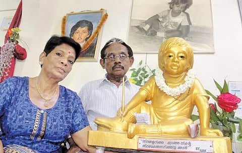 M T Joseph and Chinnamma at their residence in Kochi | Melton Antony