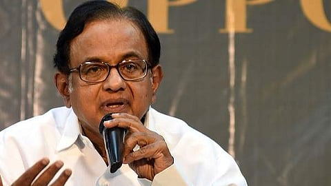 Former Home Minister P Chidambaram