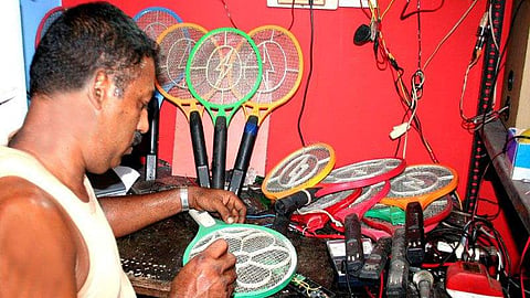 Over 1.5 tonne of mosquito bats and repellent machines are now part of the 18 tonne e-waste Bhubaneswar Municipal Corporation (BMC) has to dispose of.