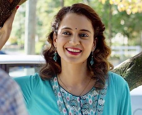 Kangana Ranaut in the song 'Meet' from Hansal Mehta's Simran. (Photo | Twitter)