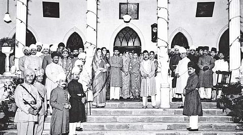 Sir Nizmat Jung, Chief Justice of Hyderabad State, built the Hill Fort Palace in 1915