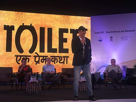 Akshay Kumar At Swachh Bharat Mission, India's #GoingODF conference. (Photo | Facebook)