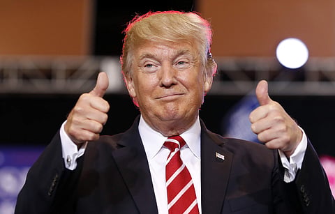 US President Donald Trump signed into law a Congressional resolution condemning white supremacists. (File photo | AP)