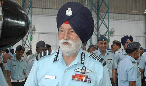 One of the finest soldiers of India, Late IAF Marshal Arjan Singh, led a young Indian Air Force during the 1965 India-Pakistan war, died on Saturday following a cardiac arrest at the age of 98. (Photo| EPS)
