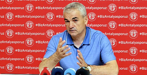Sacked Antalyaspor coach Riza Calimbay (Photo | Antalyaspor Twitter)