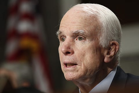 John McCain. (File Photo| AP)