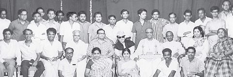 With MGR and J Jayalalithaa at UAA meet