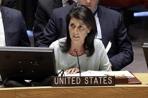US Ambassador to the UN Nikki Haley (File | AP)