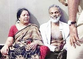 Vangaveeti Radhakrishna and Ratnakumari under preventive custody in Vijayawada on Sunday | Express