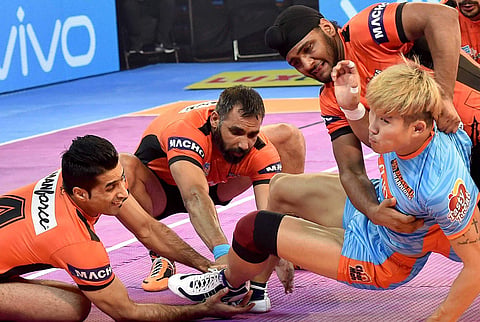 PTI PhotoThis was a hat-trick of wins for the Mumbai outfit who boosted their campaign after suffering as many defeats at home in a four match losing streak.