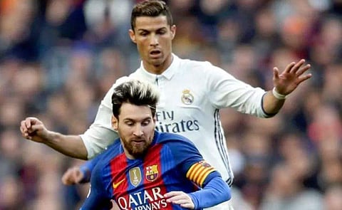 Cristiano Ronaldo (R) and Lionel Messi (File | AP)