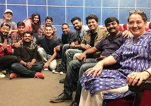 The team of Humble Politician Nograj at the success meet