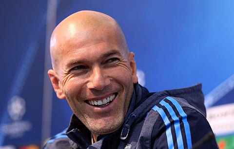 Real Madrid coach Zinedine Zidane (Photo | AP)