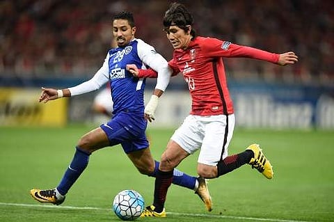 Villarreal have taken winger Salem Al-Dawsari (left) | Photo: AFP