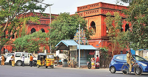 The Saidapet Magistrate Court is one of the places found short on facilities for visitors who complain of poor maintenance | Sunish P Surendran