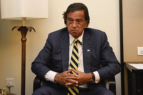 During an interview with the Associated Press, Former New Mexico Gov. Bill Richardson said he has resigned from an advisory panel trying to tackle the massive Rohingya refugee crisis. (AP Photo)
