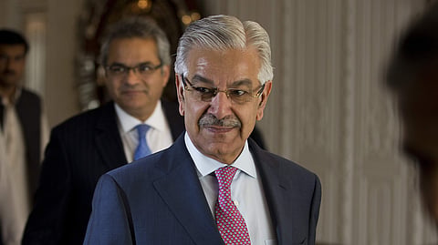 Pakistan Defence Minister Khawaja Mohammad Asif