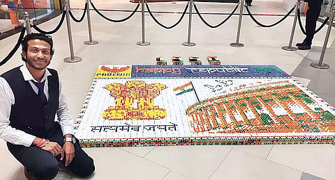 Now, mosaic magic with rubik’s cube