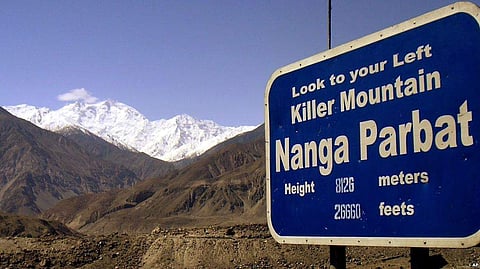 The 8,126-meter (26,660-foot) Nanga Parbat is the ninth-highest in the world. (AP file photo)