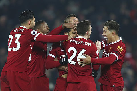 Liverpool players to face Huddersfield Town on 30th January. (Photo | AP)