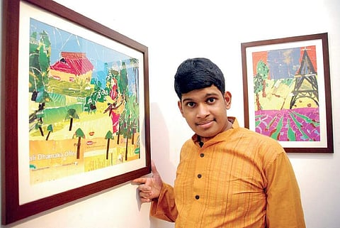 Painting exhibition by Siddharth Muraly Nair at Durbar Hall | K Shijith