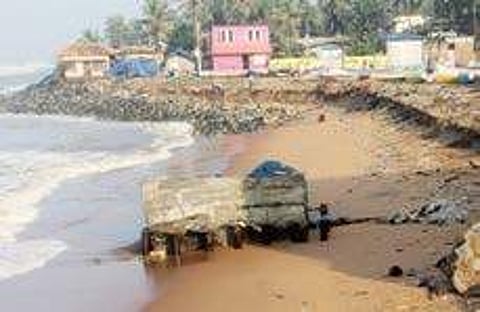 Kerala's Valiyathura beach after Ockhi