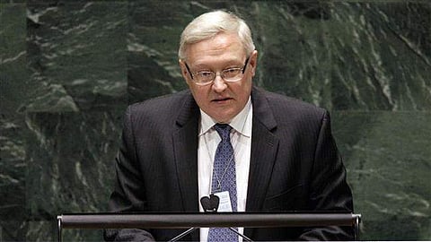Russian deputy foreign minister Sergei Ryabkov (File | AP)