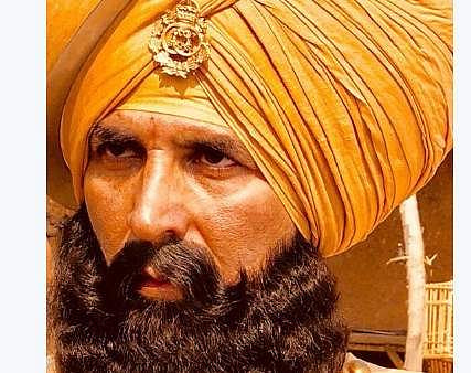 Akshay Kumar look furious in his new movie Kesari. (Photo | Twitter)