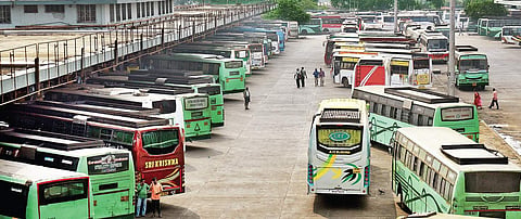 Only Skeletal bus service in city