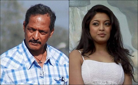 Tanushree Dutta (R) had reportedly filed a complaint against Nana Patekar with the Cine and Television Artistes Association (CINTAA) for damage to property and reputation. (Photos | PTI)